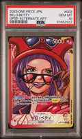 One Piece JP Belo Betty Alternate Art 2023 OP05-002 PSA10