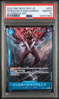 One Piece JP Donquixote Doflamingo Alternate Art 2022 OP01-073 PSA10