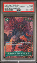 One Piece JP Donquixote Doflamingo Alternate Art 2023 OP04-031 PSA10