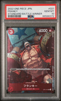 One Piece JP Franky 2022 OP01-021 PSA10