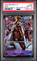One Piece JP Jack Bandai Card Games Fest 2024 ST04-008 PSA10