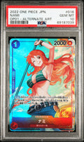 One Piece JP Nami Alternate Art 2022 OP01-016 PSA10