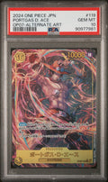 One Piece JP Portgas D. Ace Alternate Art 2024 OP07-119 PSA10